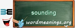 WordMeaning blackboard for sounding